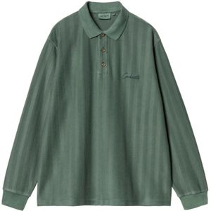 Carhartt Wip, Heren, Tops, Groen, Maat: 2XL Katoen,