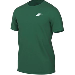 NIKE - Sportswear Club - T-shirt - Groen - Katoen