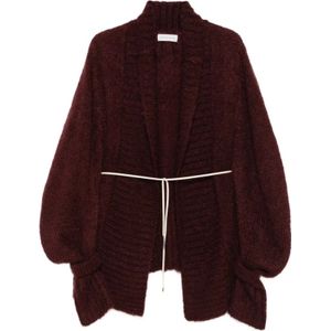 Dries Van Noten, Dames, Truien, Rood, Maat: S Mohair,