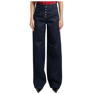 Patrizia Pepe, Dames, Jeans, Blauw, Maat: W27 Denim,