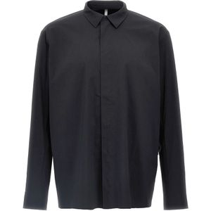 Arc'teryx, Heren, Overhemden, Grijs, Maat: XL Nylon,