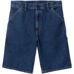 Carhartt Wip, Heren, Korte broeken, Blauw, Maat: W28 Denim,