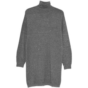 Liu Jo, Dames, Jurken, Grijs, Maat: XS