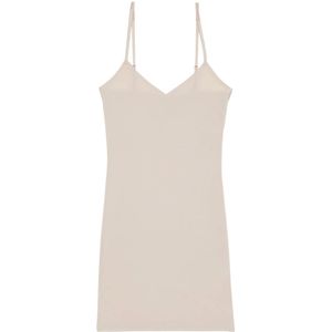 Patrizia Pepe, Dames, Jurken, Beige, Maat: XS Polyamide,