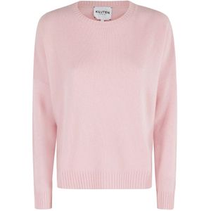 Kujten, Dames, Truien, Roze, Maat: M Kasjmier,