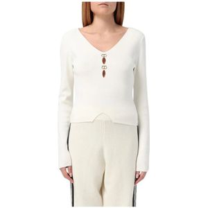 Twinset, Dames, Truien, Wit, Maat: M