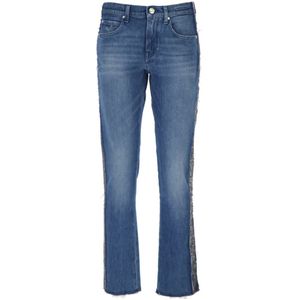 Jacob Cohën, Dames, Jeans, Blauw, Maat: W25 Denim,