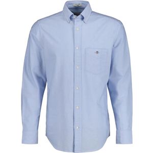 Gant, Heren, Overhemden, Blauw, Maat: S