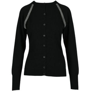 Fabiana Filippi, Dames, Truien, Zwart, Maat: XS Kasjmier,