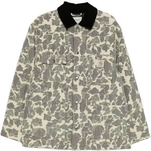 Carhartt Wip, Heren, Jassen, Veelkleurig, Maat: L Katoen,