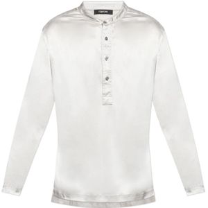 Tom Ford, Heren, Nachtkleding & Lounge, Grijs, Maat: S Zijde,