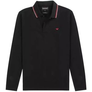 Emporio Armani, Heren, Tops, Zwart, Maat: L