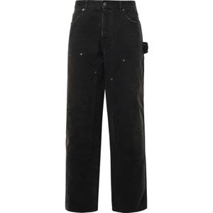 Golden Goose, Heren, Jeans, Zwart, Maat: M Katoen,