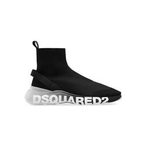 Dsquared2 Fly high-top sneakers , Black , Heren , Maat: 42 EU