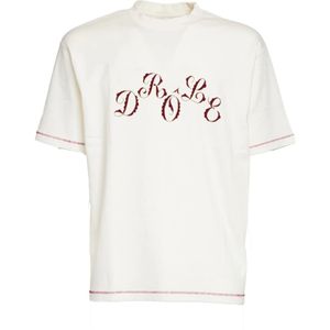 Drole de Monsieur, Heren, Tops, Wit, Maat: S Katoen,