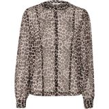 Cream Blouse 'Yuna'  beige / bruin