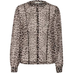 Cream Blouse 'Yuna'  beige / bruin