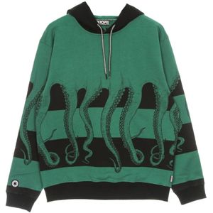 Octopus, Heren, Sweatshirts & Hoodies, Groen, Maat: XS Katoen,