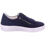 Gabor - Wisdom - Sneakers - Blauw - Suède - Verwijderbare Binnenzool