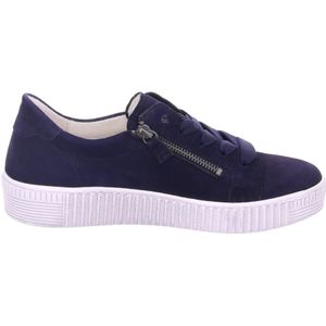 Gabor - Wisdom - Sneakers - Blauw - Suède - Verwijderbare Binnenzool