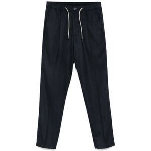 Herno, Heren, Broeken, Blauw, Maat: M Zijde,