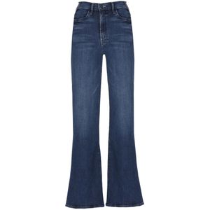 Mother, Dames, Jeans, Blauw, Maat: W26 Katoen,