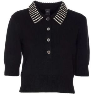 Pinko, Dames, Truien, Zwart, Maat: XS