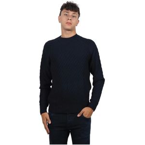 At.P.Co, Heren, Truien, Blauw, Maat: L Wol,