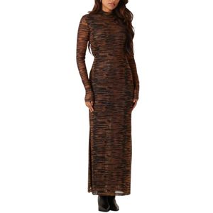 Harper & Yve, Dames, Jurken, Bruin, Maat: XS