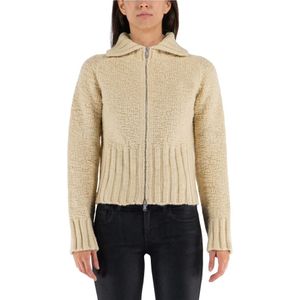 Jil Sander, Dames, Sweatshirts & Hoodies, Geel, Maat: S Wol,