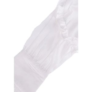 Est'Seven, Dames, Blouses & Shirts, Wit, Maat: XS