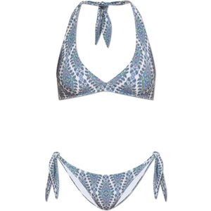 Etro, Dames, Badkleding, Blauw, Maat: XS Tweed,