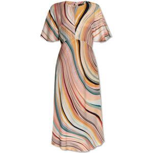 PS By Paul Smith, Dames, Jurken, Veelkleurig, Maat: XS Zijde,
