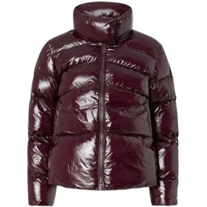 Pinko, Dames, Jassen, Bruin, Maat: 2XS Leer,