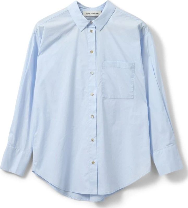 Sofie Schnoor - Merlysw Blouse - Blauw - Dames - Katoen