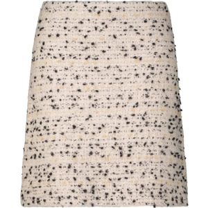Fabiana Filippi, Dames, Rokken, Beige, Maat: XS Wol,