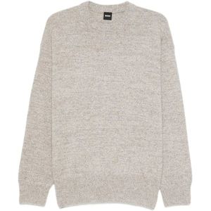 Hugo, Heren, Truien, Grijs, Maat: XL Wol,