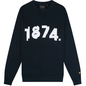 Lyle & Scott, Heren, Sweatshirts & Hoodies, Blauw, Maat: S Katoen,