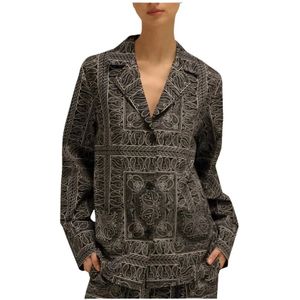 Lebrand, Dames, Jassen, Veelkleurig, Maat: M Katoen,