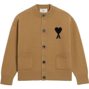 Ami Paris, Heren, Truien, Bruin, Maat: M