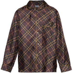 Burberry, Heren, Overhemden, Bruin, Maat: L