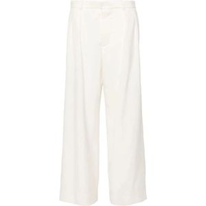 Wardrobe.nyc, Dames, Broeken, Wit, Maat: S Wol,