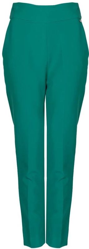 Liu Jo - Broek - Groen - Nauwsluitende Snit - Hoge Tailleband