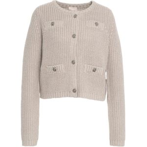 Liu Jo, Dames, Truien, Beige, Maat: M Wol,