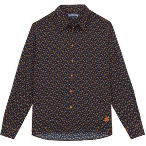 Vilebrequin, Heren, Overhemden, Veelkleurig, Maat: S Voile,