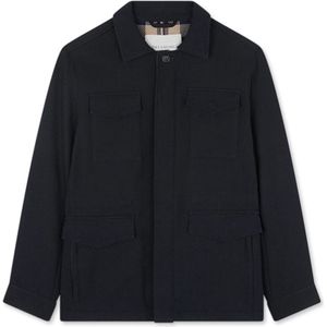 Paul & Shark, Heren, Jassen, Blauw, Maat: L Wol,