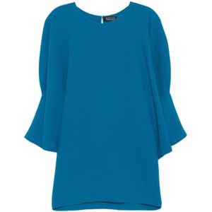 Gianluca Capannolo, Dames, Jurken, Blauw, Maat: S Wol,