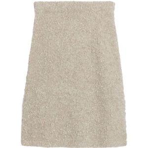 By Malene Birger, Dames, Rokken, Beige, Maat: S Wol,