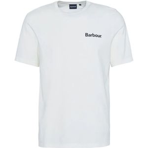 Barbour, Heren, Tops, Wit, Maat: XL Katoen,