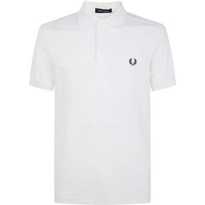 Fred Perry, Heren, Tops, Wit, Maat: L Katoen,